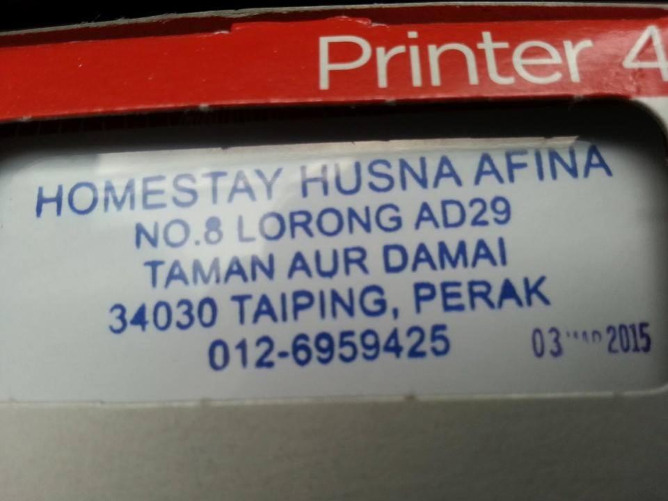 Taiping Homestay Husna Afina ภายนอก รูปภาพ
